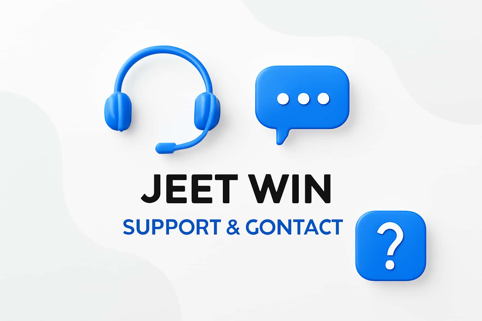 Jeet Win Support & Contact Interface