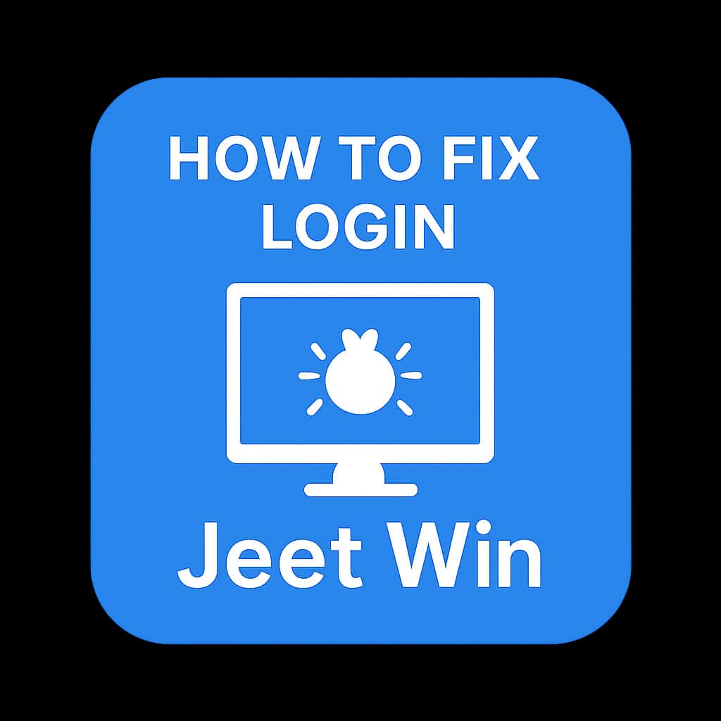 An icon representing troubleshooting steps for Jeet Win login.