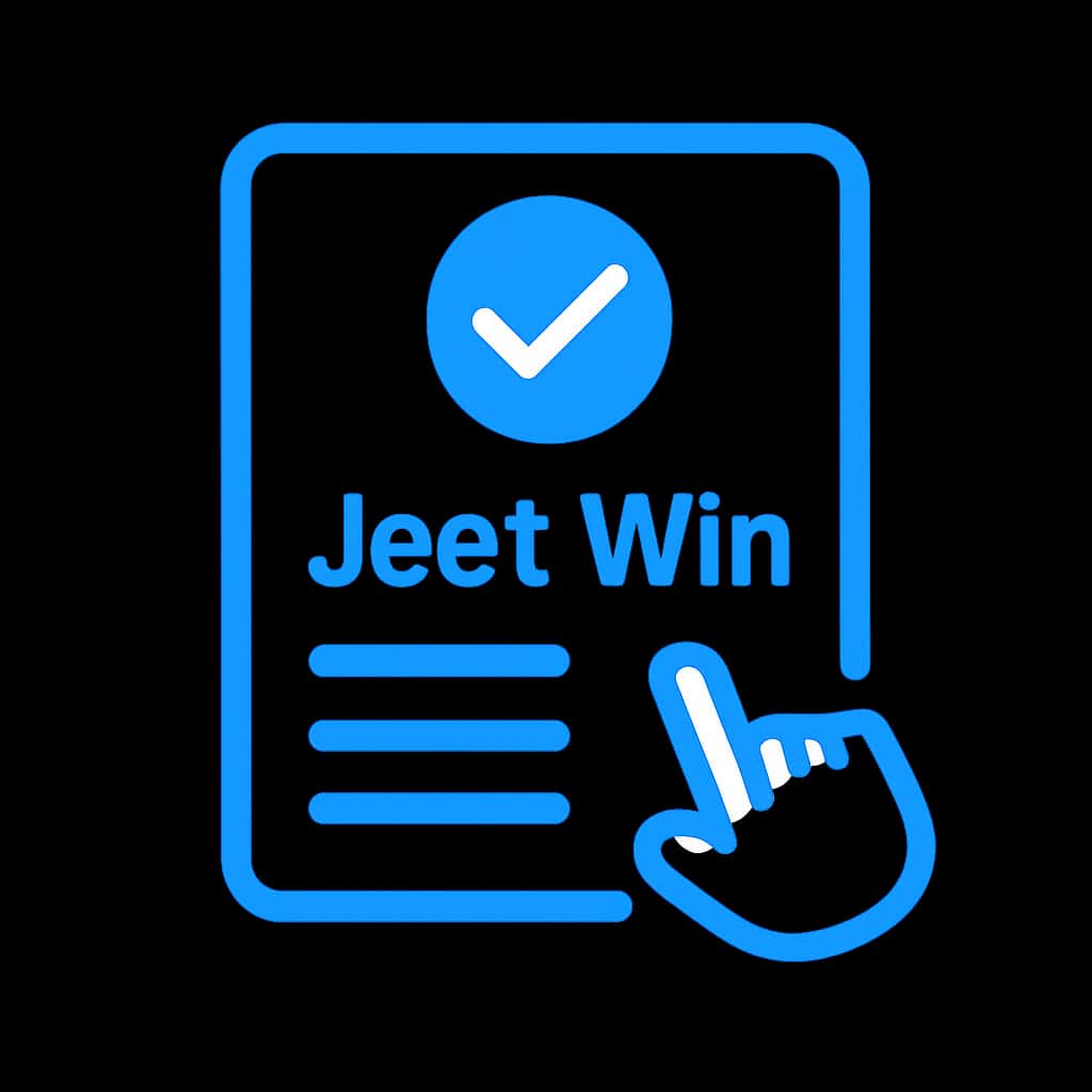 Icon representing Jeet Win updates management.
