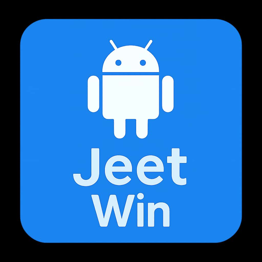 A professional badge representing Jeet Win safety information on Android.