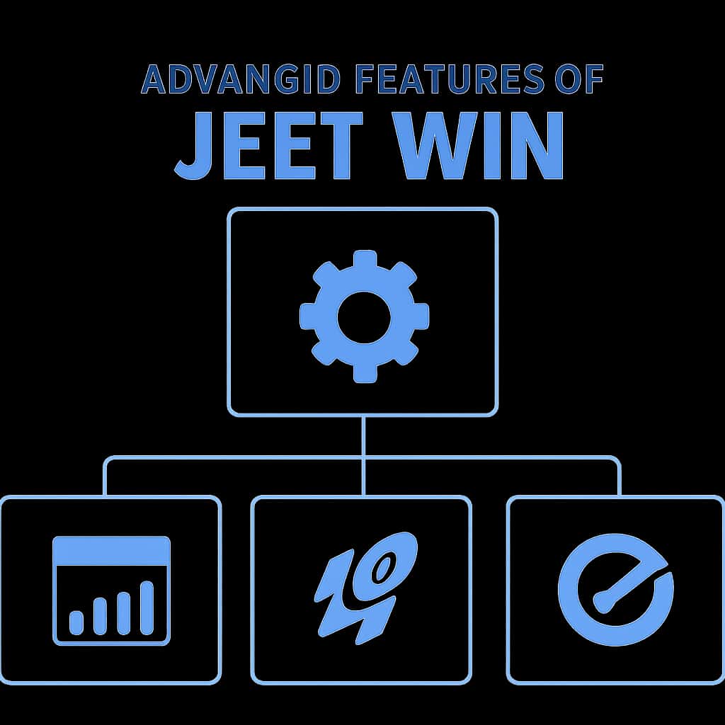 A diagram explaining the advanced features of Jeet Win.