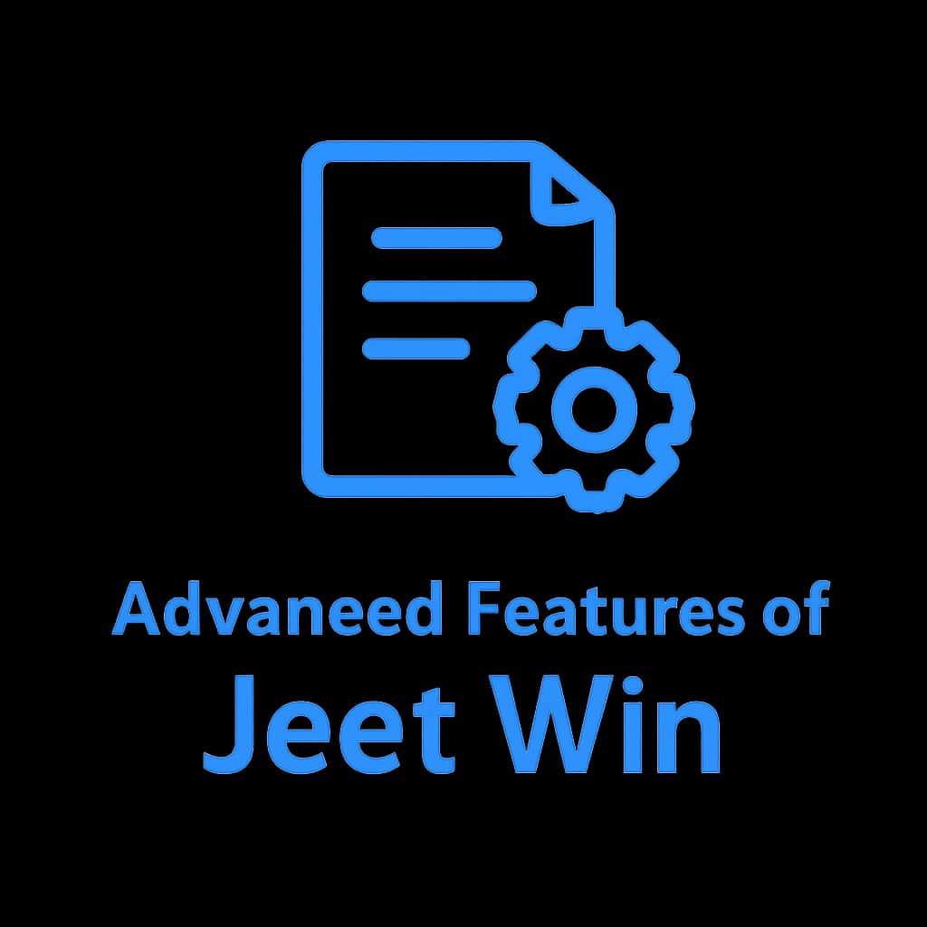 An icon representing the advanced features of Jeet Win.