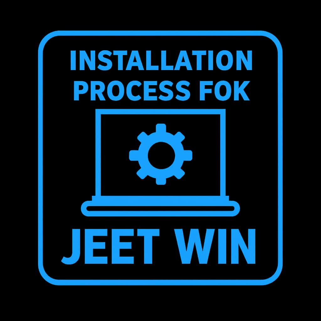 Icon representing the Installation Process for Jeet Win.