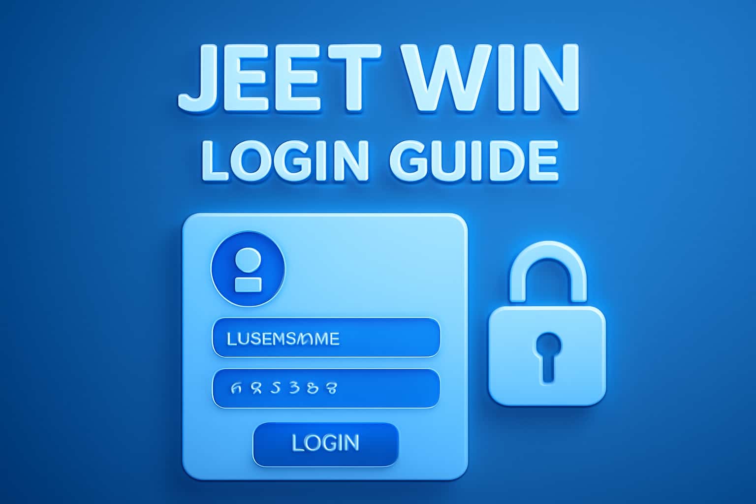 An informative scene depicting the Jeet Win Login Guide with a focus on accessibility.