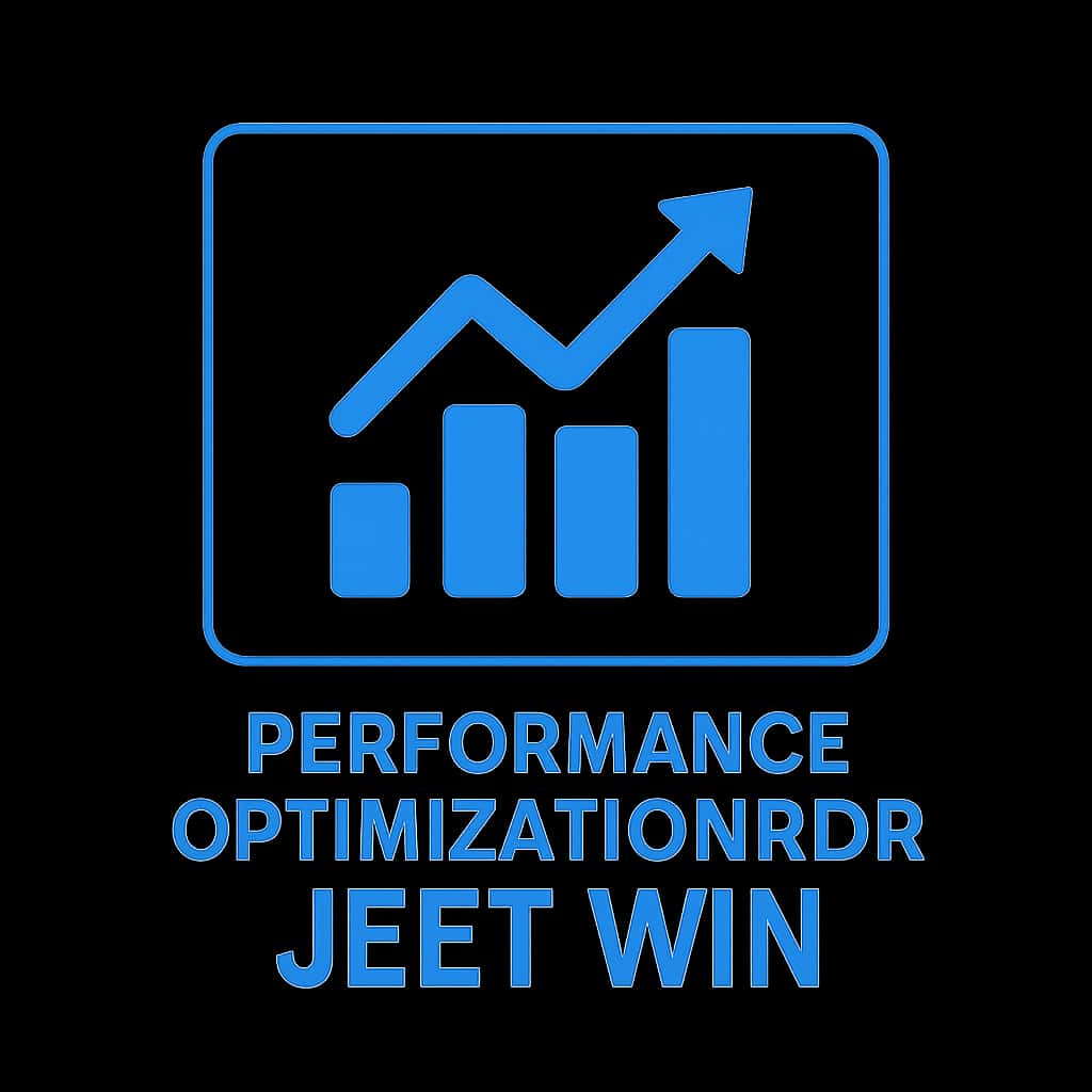 Icon representing performance optimization for Jeet Win.