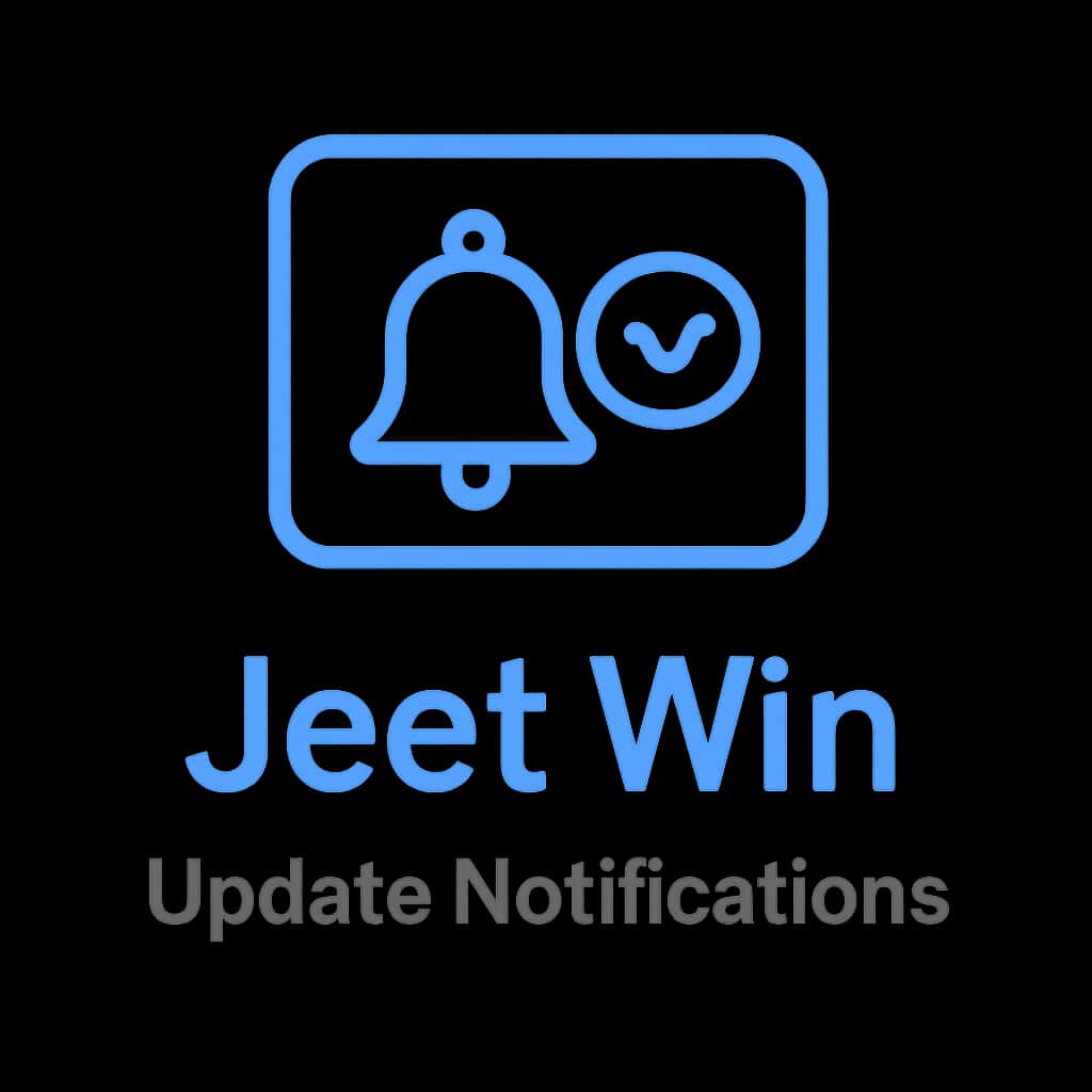 Icon representing Jeet Win Update Notifications.