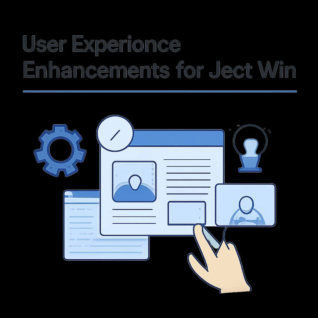 A diagram illustrating enhancements in the user experience of Jeet Win.