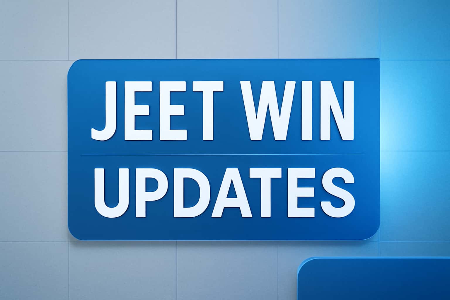 Informational scene about Jeet Win Updates